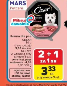 Karma dla psa Cesar
