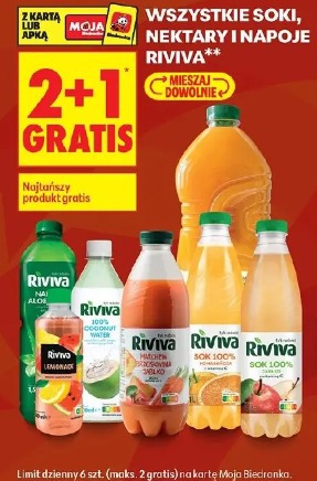 Wszystkie soki, nektary i napoje Riviva