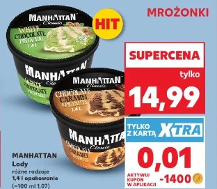 Manhattan Lody różne rodzaje