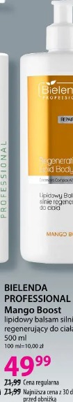 Bielenda Professional Mango Boost lipidowy balsam silnie regenerujący do ciała