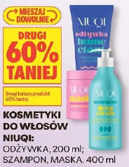 Kosmetyki do włosów NiUQi: odżywka, szampon, maska