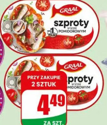 Szprot w sosie pomidorowym Dzika Ryba Graal