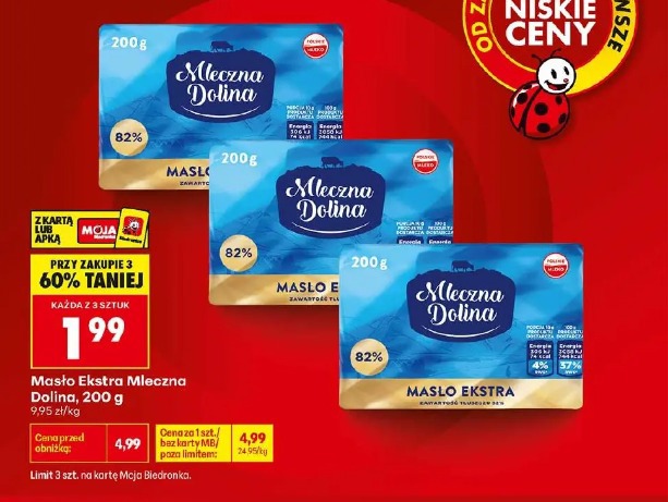 Masło Ekstra Mleczna Dolina