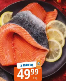 Łosoś filet ze skórą