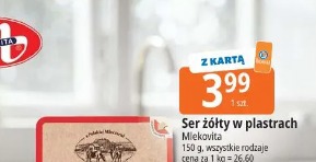 Ser żółty w plastrach Mlekovita