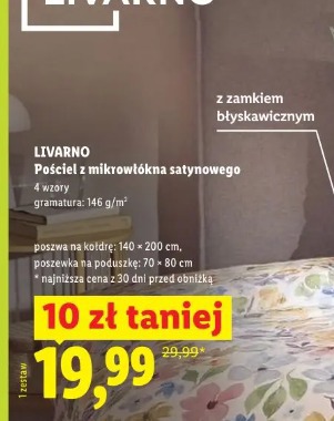 Livarno Pościel z mikrowłókna satynowego