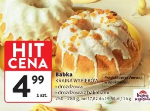 Babka Kraina Wypieków drożdżowa