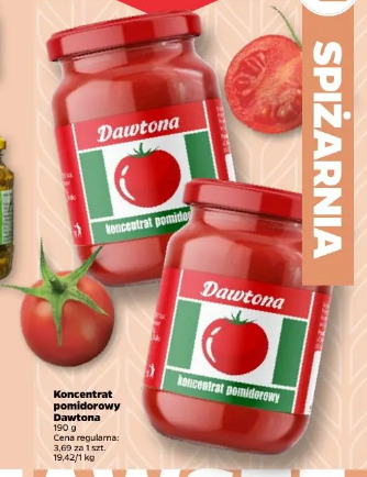 Koncentrat pomidorowy Dawtona