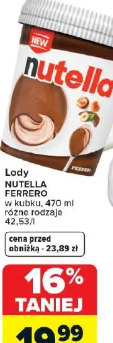 Lody Nutella Ferrero