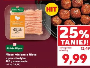 Mięso mielone z fileta z piersi indyka