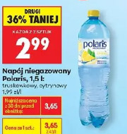 Napój niegazowany Polaris, 1,5 l: truskawkowy, cytrynowy