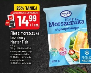 Filet z morszczuka bez skóry Master Fish