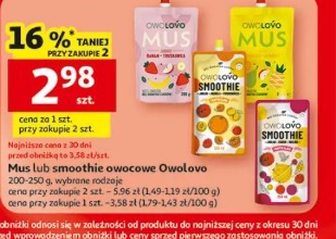 Mus lub smoothie owocowe Owolovo