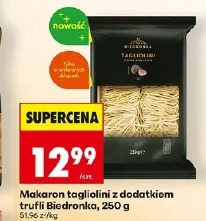 Makaron tagliolini z dodatkiem trufli Biedronka