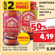 Dawtona Sos różne rodzaje