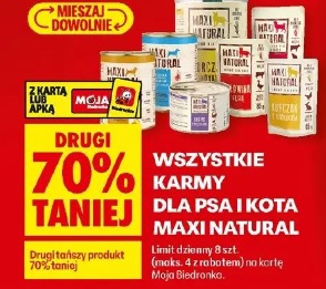 Wszystkie karmy dla psa i kota Maxi Natural