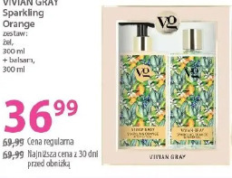Vivian Gray Sparkling Orange zestaw: żel, balsam