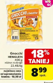 Gnocchi HENGLEIN różne rodzaje