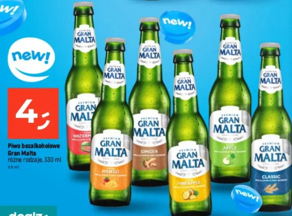 Piwo bezalkoholowe Gran Malta