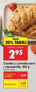 Ciastko z pomidorami i mozzarellą