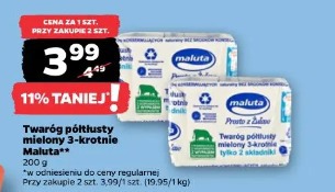 Twaróg półtłusty mielony 3-krotnie Maluta