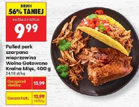 Pulled pork szarpana wieprzowina Wolno Gotowane Kraina Mięs
