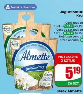 Serek Almette śmietankowy