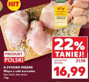 K-Stoisko Mięsne Mięso z uda kurczaka bez kości, bez skóry