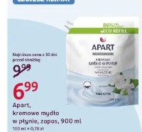 Apart, kremowe mydło w płynie, zapas, 900 ml