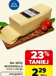 Ser żółty MOZZARELLA różne rodzaje