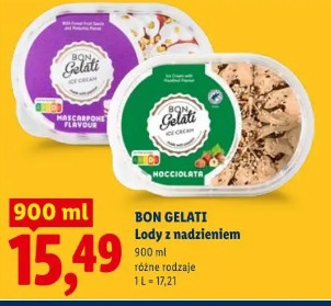 Bon Gelati Lody z nadzieniem