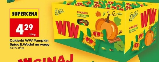 Cukierki WW Pumpkin Spice E.Wedel na wagę