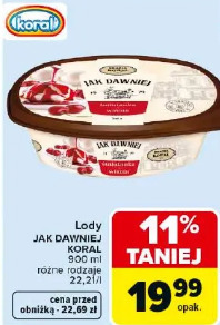 Lody JAK DAWNIEJ KORAL
