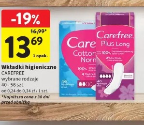 Wkładki higieniczne Carefree