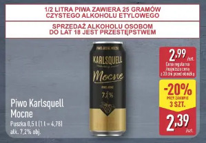 Piwo Karlsquell Mocne
