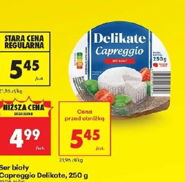 Ser biały Capreggio Delikate, 250 g