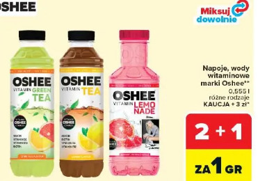 Oshee napoje, wody witaminowe
