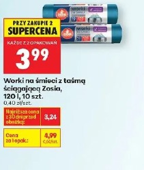 Worki na śmieci z taśmą ściągającą Zosia