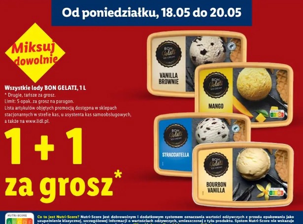 Wszystkie lody Bon Gelati