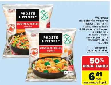 Warzywa na patelnię mrożone PROSTE HISTORIE