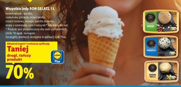 Wszystkie lody Bon Gelati