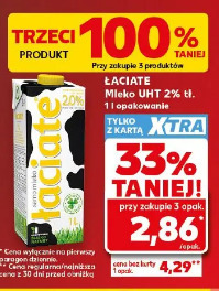 Łaciate Mleko UHT 2% tł.