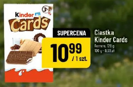 Ciastka Kinder Cards