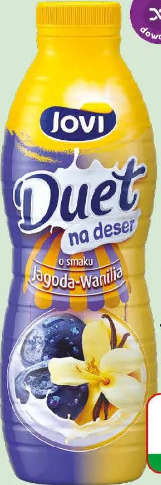 Napój jogurtowy jagoda wanilia Jovi Duet