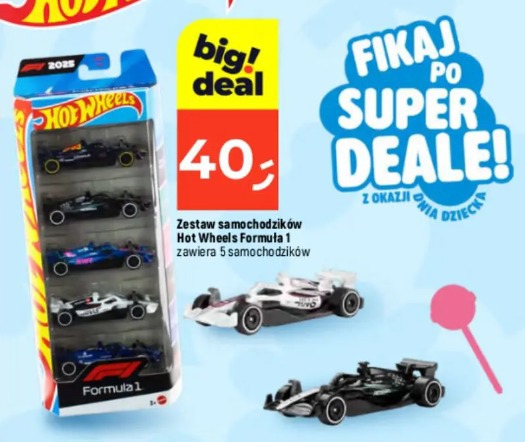 Zestaw samochodzików Hot Wheels Formula 1