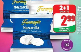 Ser mozzarella Formagia