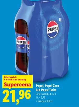Pepsi, Pepsi Zero lub Pepsi Twist Czterosztuk