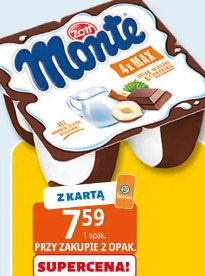 Deser mleczny Monte MAX Zott