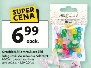 Grzebień, klamra, koraliki lub gumki do włosów Schmitt