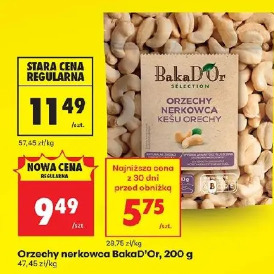 Orzechy nerkowca BakaD'Or, 200 g
